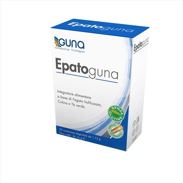 Guna Epatoguna - Integratore Alimentare Per Il Supporto Della Funzione Epatica, 32 Compresse-image