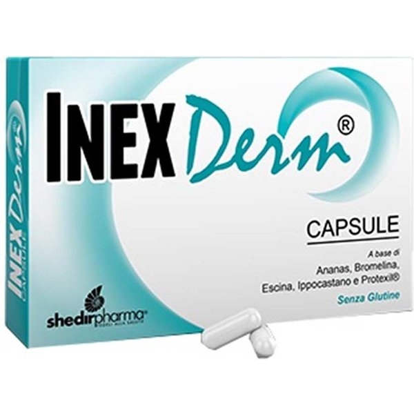 Shedir Pharma Inexderm Anticellulite Drenaggio E Microcircolo, 30 Capsule-image