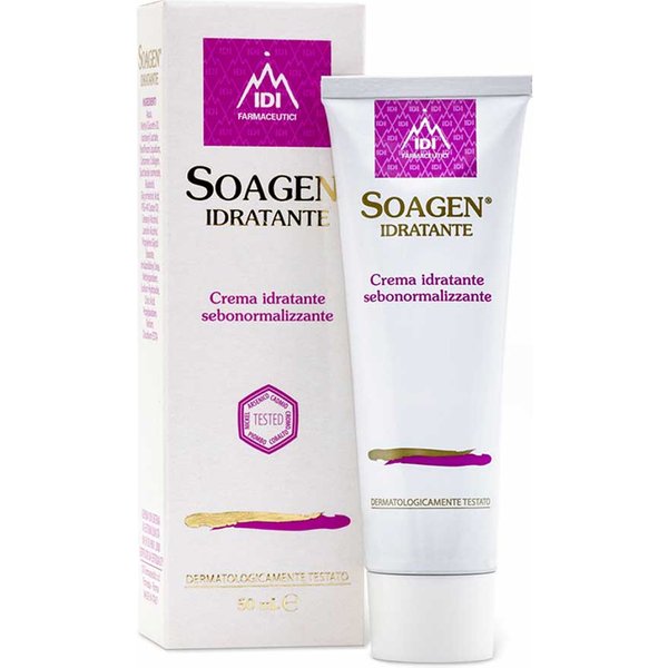 Idi Farmaceutici Soagen Idratante Crema Sebonormalizzante Per Il Viso, 50Ml-image