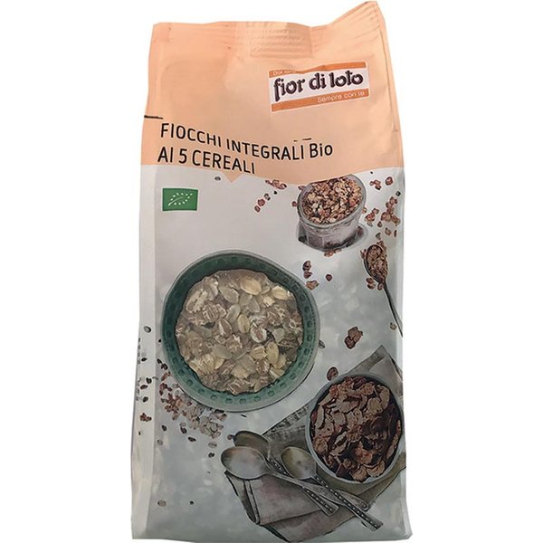 Fior di Loto Fiocchi Ai 5 Cereali Integrali Bio, 500G-image