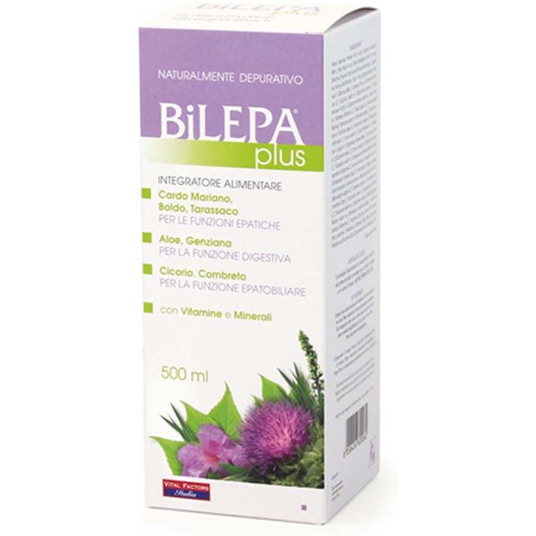 Vital Factors Bilepa Plus Integratore Funzione Epatica E Digestiva, 500Ml-image