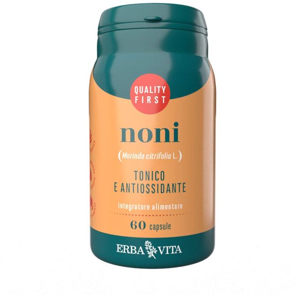 Erba Vita Monoplanta - Noni Integratore Tonico Antiossidante, 60 Capsule-image
