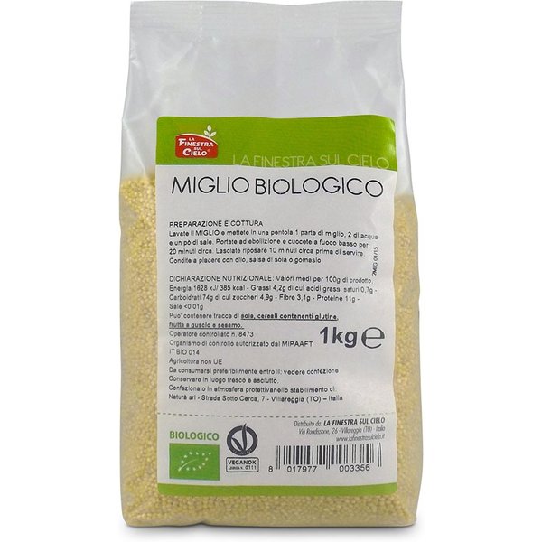 La Finestra Sul Cielo Miglio Decorticato Bio, 1Kg-image