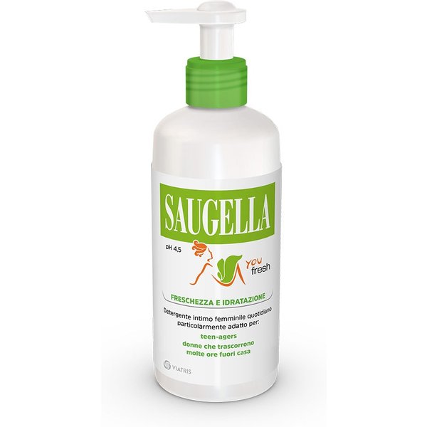 Saugella You Fresh - Detergente Intimo A Ph 4.5 Con Timo E Calendula, 200Ml-image