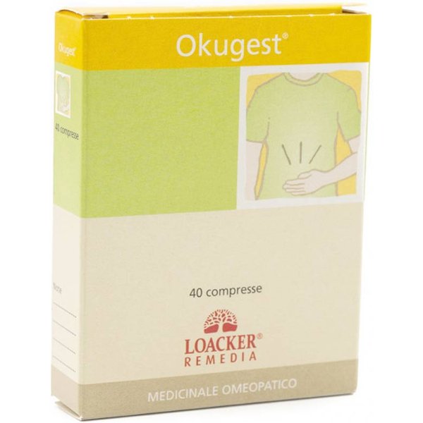 Schwabe Pharma Okugest Rimedio Omeopatico Disturbi Gastrointestinali,40Compresse-image