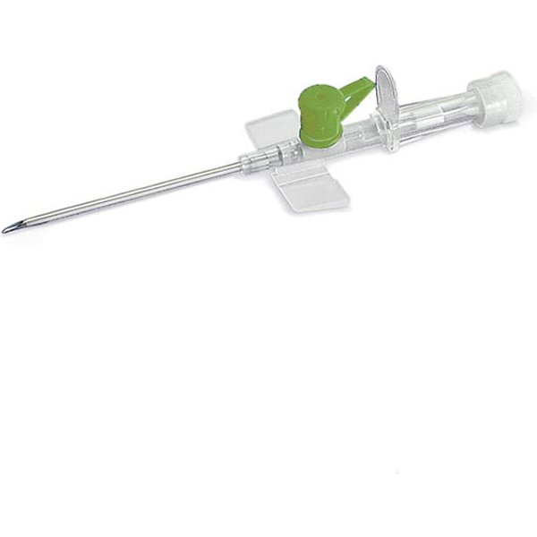 Safety Ago Cannula A 2 Vie 18G 45Mm Verde, 1 Pezzo-image