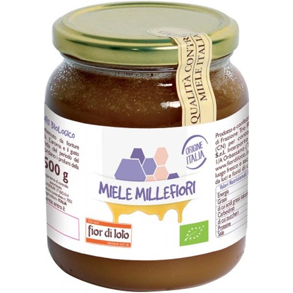 Fior Di Loto Miele Di Millefiori Bio, 500G-image