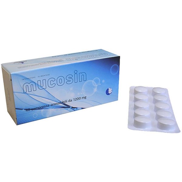 Biogroup Mucosin Integratore Alimentare, 40 Compresse Orosolubili-image
