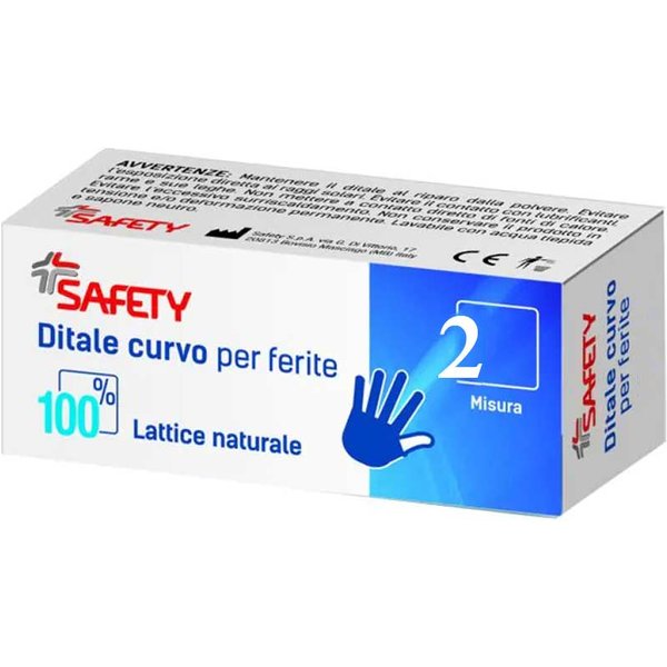 Safety Ditale Lattice Curvo Contenzione E Medicazione Pollice Taglia 2, 1 Pezzo-image
