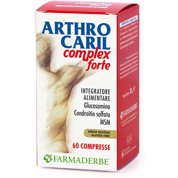 Farmaderbe Arthrocaril - Complex Forte Integratore Articolazioni, 60 Compresse-image
