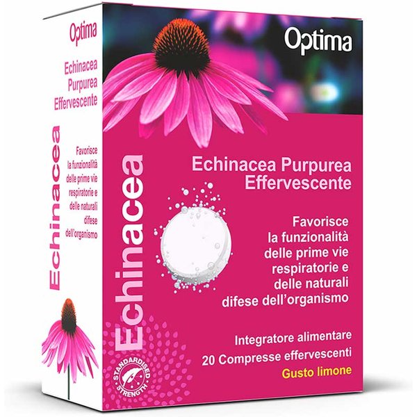 Optima Naturals Echinacea - Echinacea Purpurea Effervescente C, 20 Compresse-image