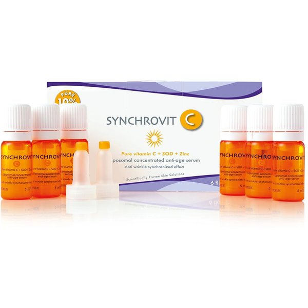 Synchroline Synchrovit C Siero Antirughe Antiossidante Viso E Collo, 6 X 5Ml-image