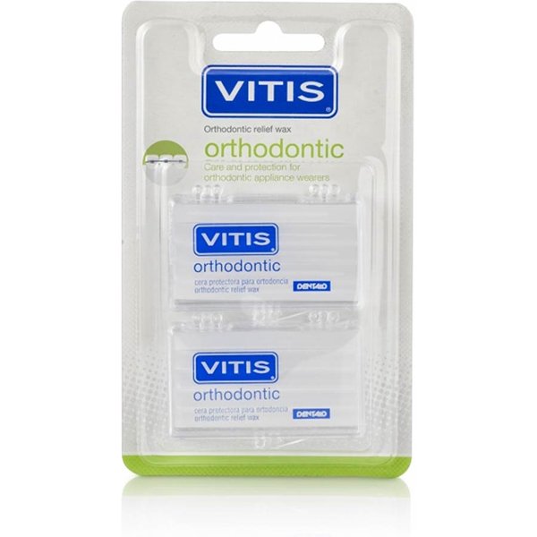 Vitis Orthodontic - Cera Ortodontica Portatori Apparecchi Ortodontici, 2 Pezzi-image