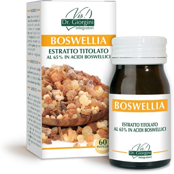 Dr.Giorgini Boswellia Estratto Titolato Integratore Alimentare, 60 Pastiglie-image