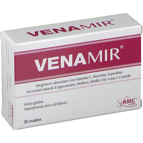 AMC Farma Venamir Integratore Alimentare, 30 Ovaline-image
