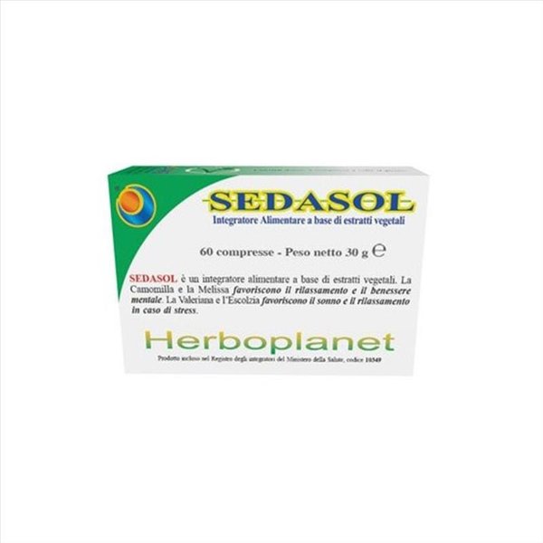 Herboplanet Sedasol Integratore Alimentare, 60 Compresse-image
