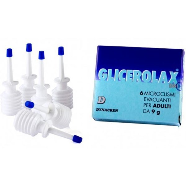 Dynacren Glicerolax Dm Microclismi Per Adulti Dispositivo Medico, 6 Pezzi Da 9G-image
