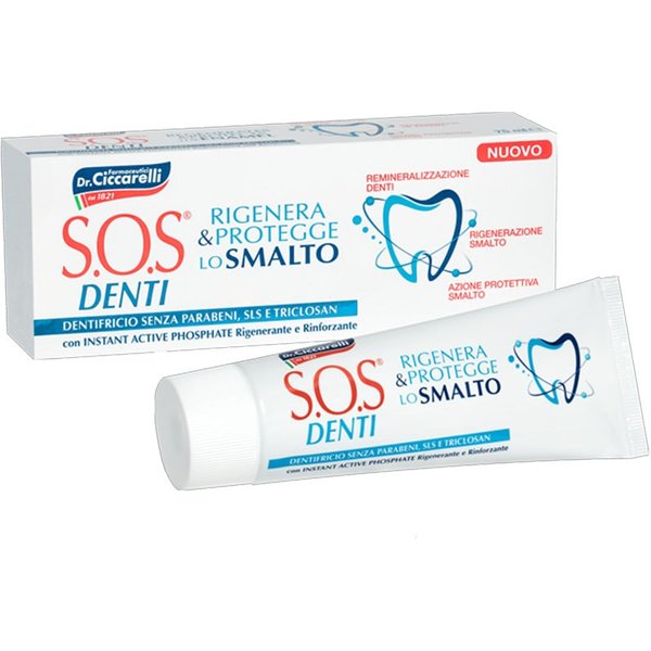 Ciccarelli Sos Denti - Dentifricio Rigenera Smalto, 75Ml-image