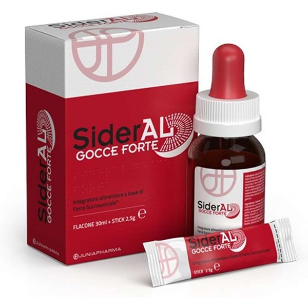 Junia Pharma Sideral Gocce Forte Integratore Di Ferro Sucrosomiale, 30Ml-image