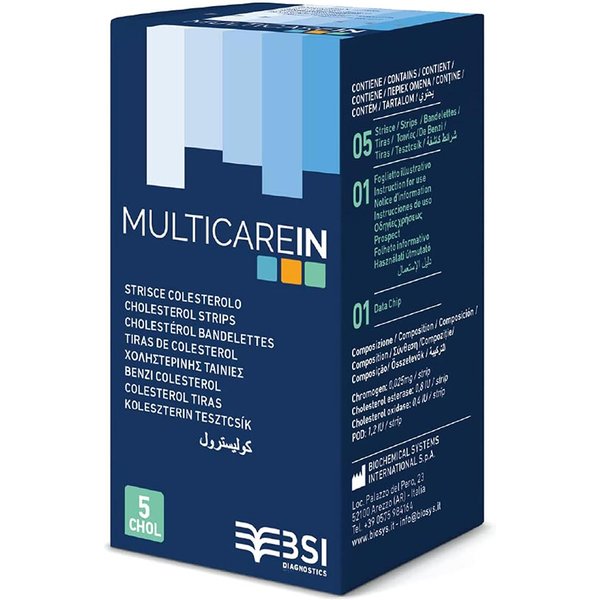 Biochemical Multicare In Strisce Colesterolo, 5 Strisce-image