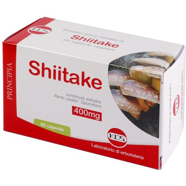 Kos Principia - Shitake Estratto Secco 400Mg Integratore Alimentare, 60 Capsule-image
