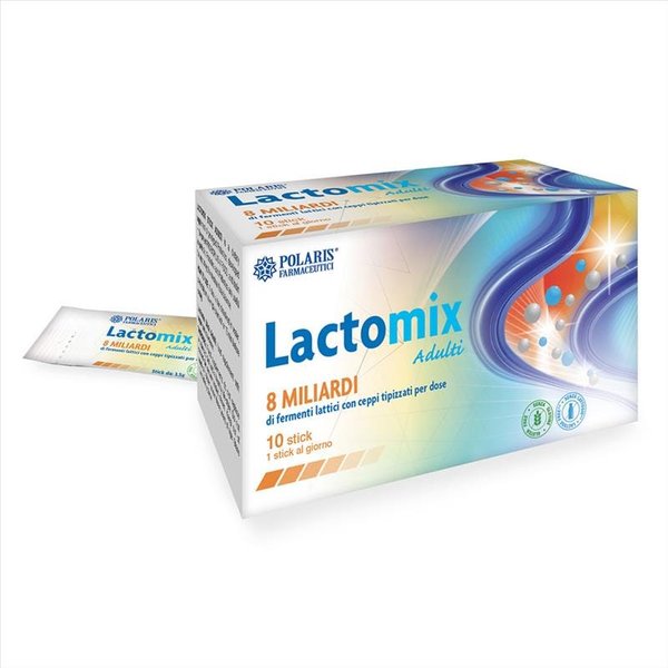 Polaris Lactomix Adulti Integratore Alimentare Di Probiotici, 10 Stick-image