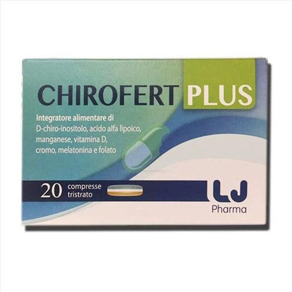 LJ Pharma Chirofert Plus Integratore Alimentare, 20 Compresse-image
