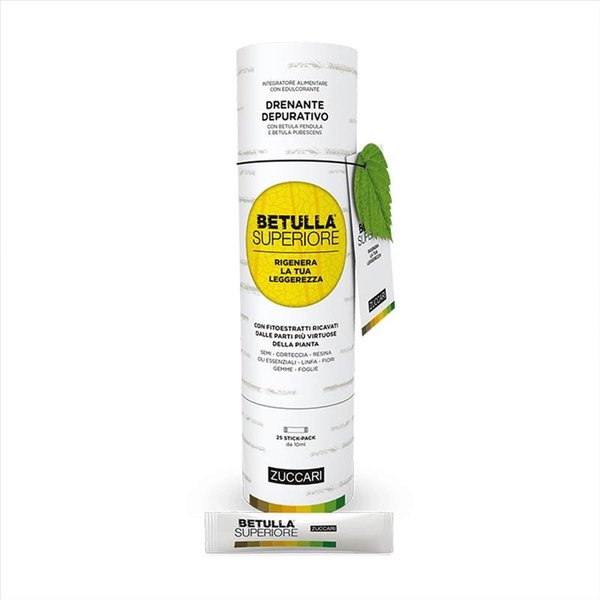 Zuccari Betulla Superiore Integratore Alimentare, 25 Stick Pack-image