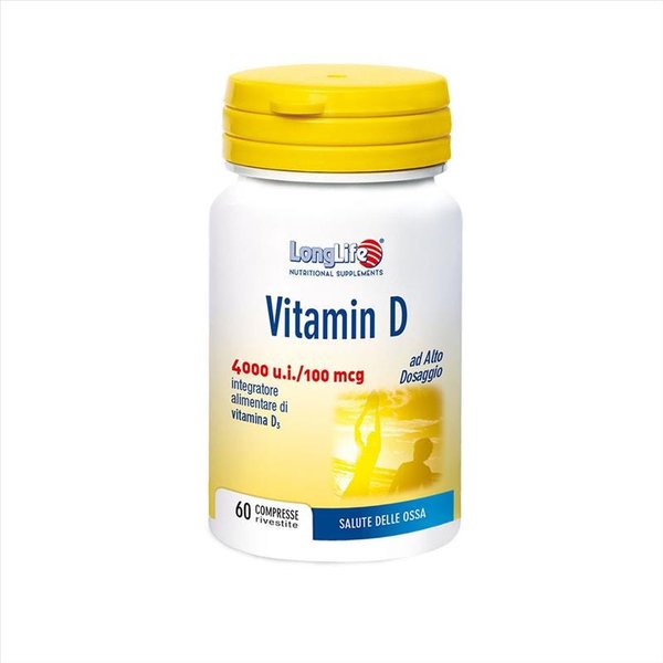 Longlife Vitamin D - Integratore Alimentare 4000 U.I., 60 Compresse-image