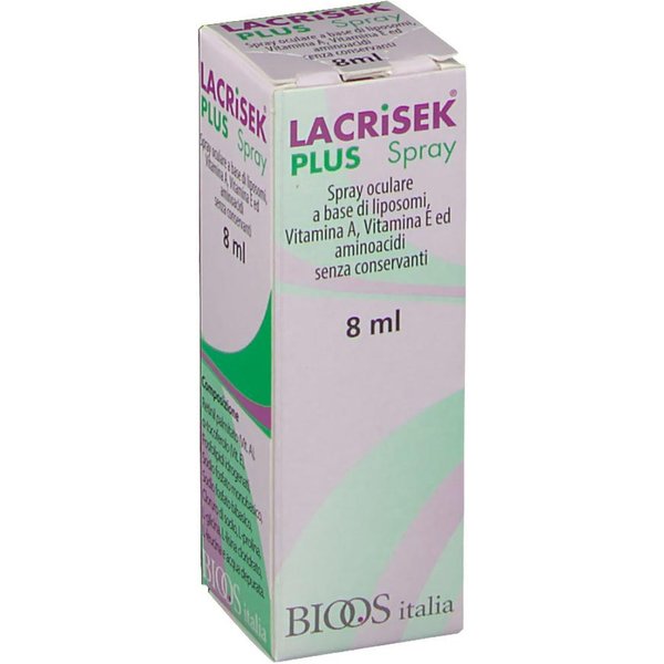 Sooft Lacrisek Plus Spray Oculare Soluzione Oftalmica, 8Ml-image