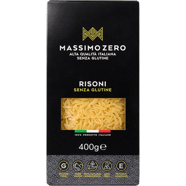 Massimo Zero Pasta Senza Pasta Glutine Risoni, 400G-image