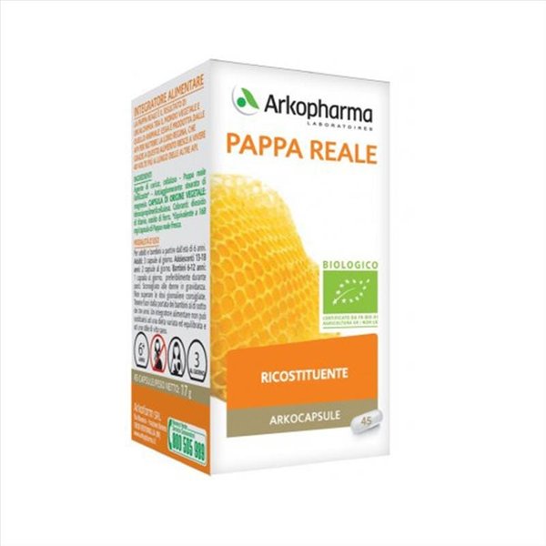Arkopharma Arkocapsule - Pappa Reale Bio Integratore Alimentare, 45 Capsule-image