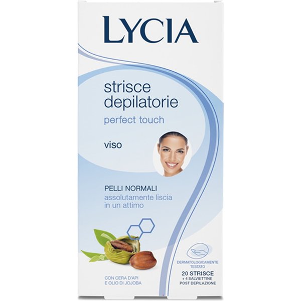 Lycia Perfect Touch - Strisce Depilatorie Viso, 20 Strisce-image