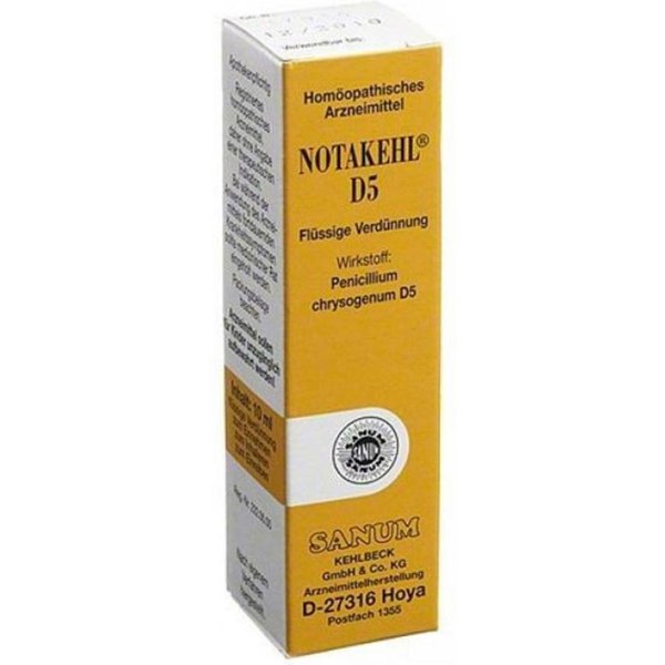 Sanum-Kehlbeck Notakehl D5 Medicinale Omeopatico Immuno Isopatico, 10Ml-image