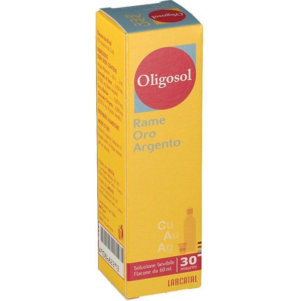 Labcatal Oligosol Rame Oro Argento Oligosoluzione Gocce, 60Ml-image