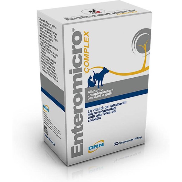 Drn Enteromicro Complex Alimento Dietetico Cani E Gatti, 32 Compresse-image