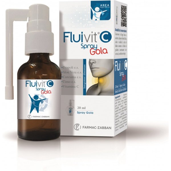 Fluivit C Spray Gola Integratore Alimentare Con Vitamina C, 20Ml-image