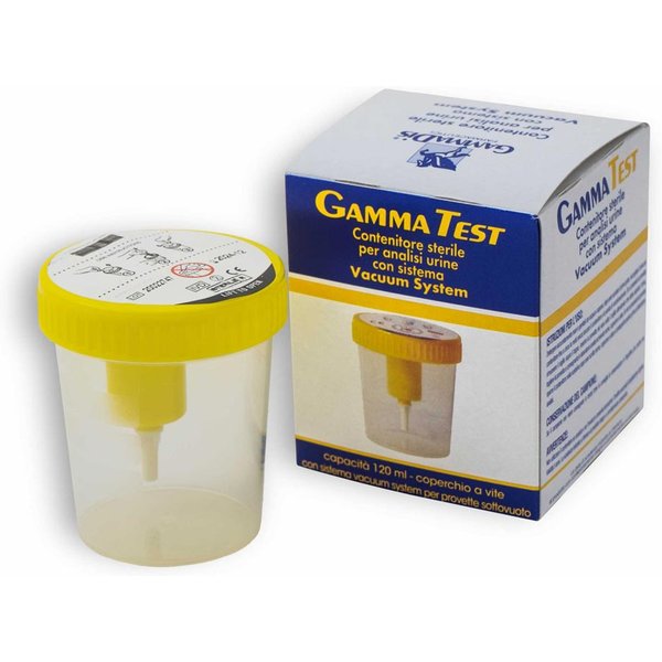 Gammadis Farmaceutici Gammatest Contenitore Urina Sterile Sottovuoto, 120Ml-image