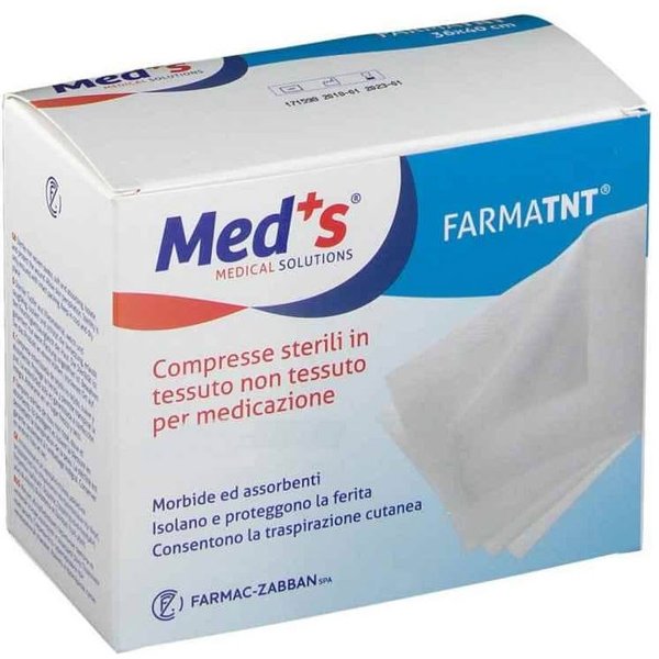 Med's Farmatnt - Garza Compressa Tessuto Non Tessuto 10X10Cm Peel Ope, 12 Pezzi-image