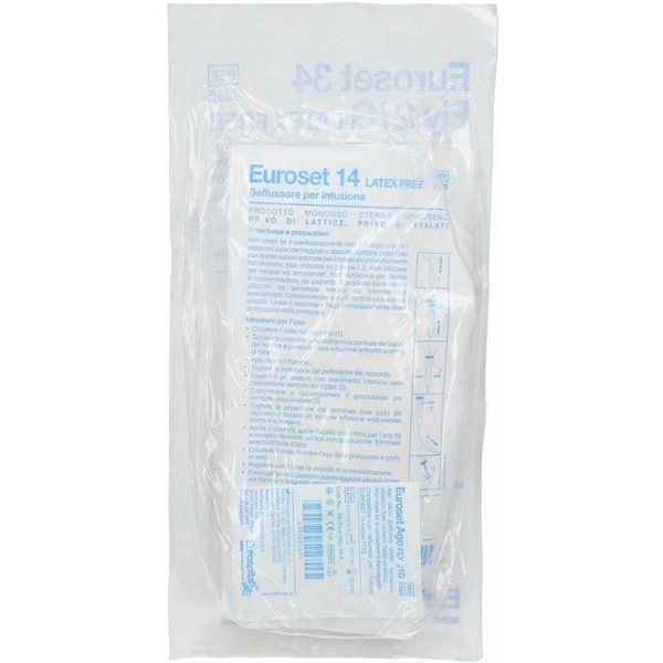 Eurospital Raccordo Euroset Fly Con Ago G23 Deflussore Per Infusione-image