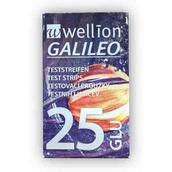 Med Trust Wellion Galileo Strisce Reattive Glu Misurazione Glicemia, 25 Strisce-image