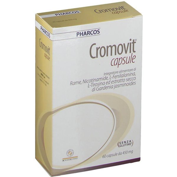 Pharcos Cromovit - Integratore Alimentare Antiossidante, 60 Capsule-image