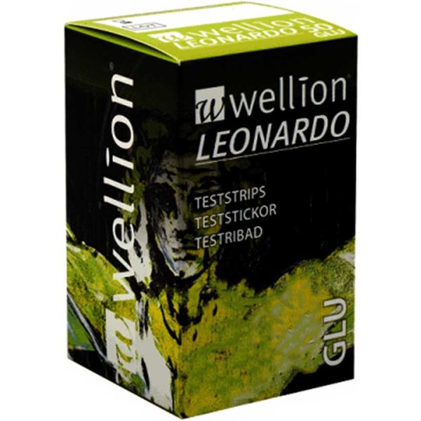 Med Trust Wellion Leonardo Strips Strisce Reattive Determinazione Glicemia, 25 S-image