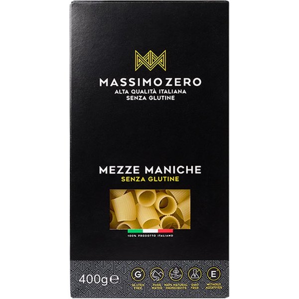 Massimo Zero Mezze Maniche Pasta Senza Glutine, 400G-image
