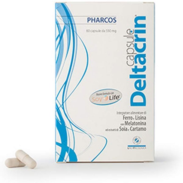 Pharcos Deltacrin Integratore Per Alopecia, 60 Capsule-image