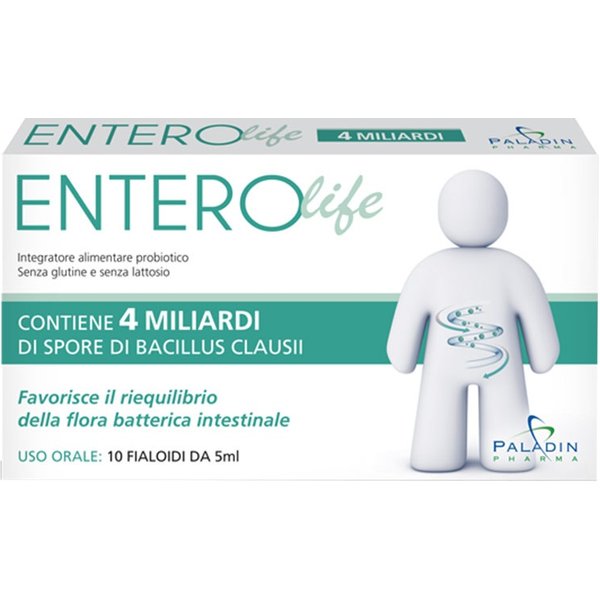 Paladin Pharma Enterolife 4 Miliardi Integratore Alimentare, 10 Fialoidi Da 5Ml-image