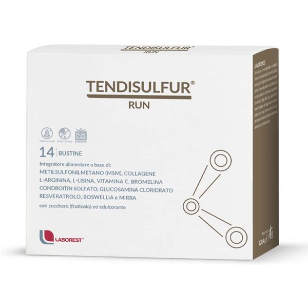 Laborest Tendisulfur Run Integratore Funzione Articolare E Drenante, 14 Bustine-image