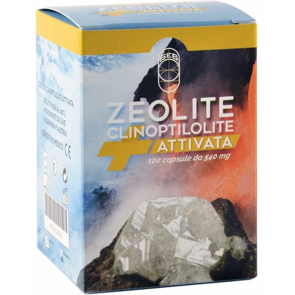 Zeolite Clinoptilolite Attivata Alta Qualità, 100 Capsule Da 540Mg-image