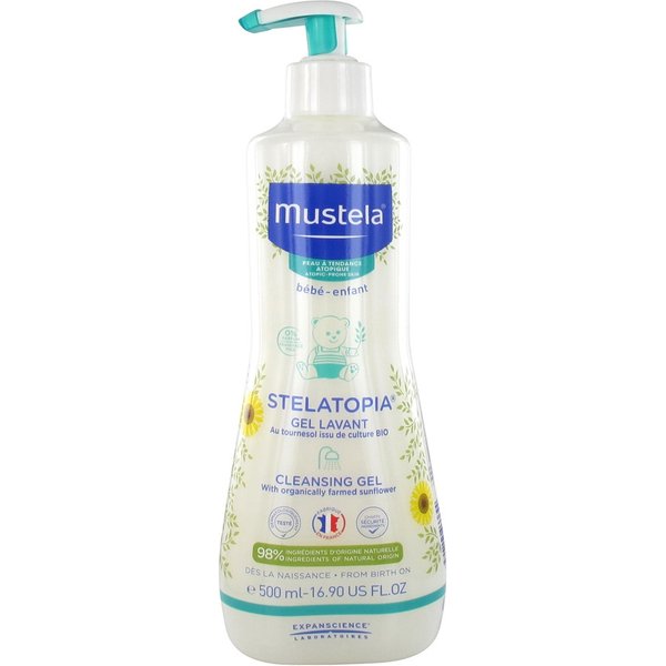 Mustela Stelatopia - Gel Detergente Pelle Atopica Bambini, 500Ml-image