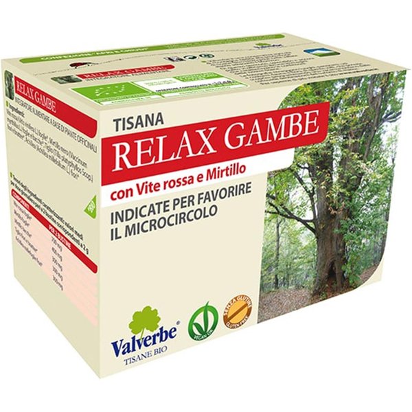 Valverbe Tisana Relax Gambe Favorisce Il Microcircolo, 20G-image